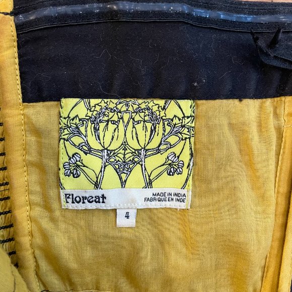 Anthropologie Floreat Cloaking Vista Dress - Picture 7 of 10